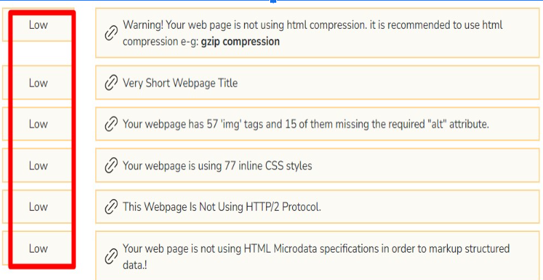 website analysis report